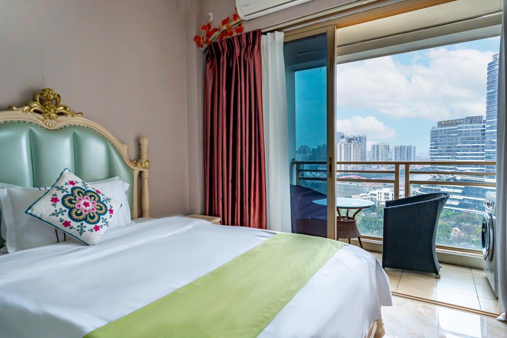 Waifiden Guangzhou Haizhu Square Wanyi Apartment Dış mekan fotoğraf