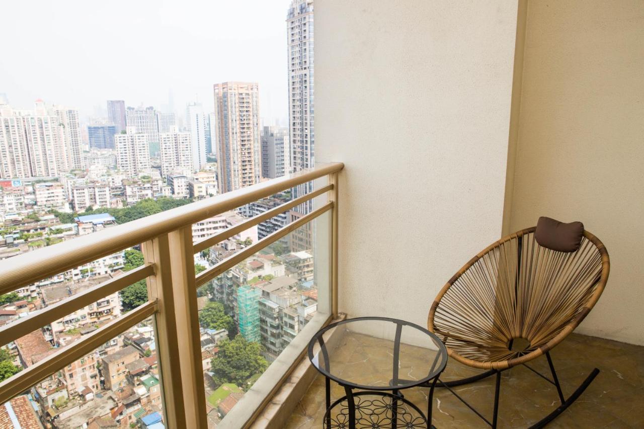 Waifiden Guangzhou Haizhu Square Wanyi Apartment Dış mekan fotoğraf